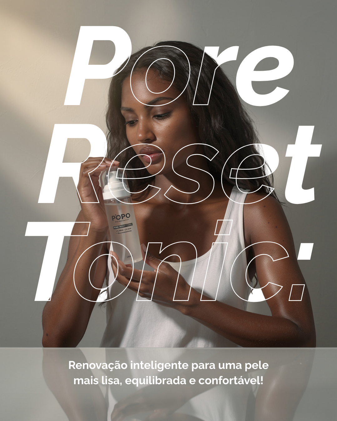 Tônico para Acne/Poros - Pore Reset Tonic - 2% BHA + 1% AHA +